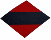 WW2 Canadian Army  1st Armoured Corps Canvas Patch Single