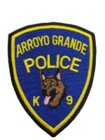 US Arroyo Grande California K9 Police Patch US Arroyo Grande California K9 Police Patch