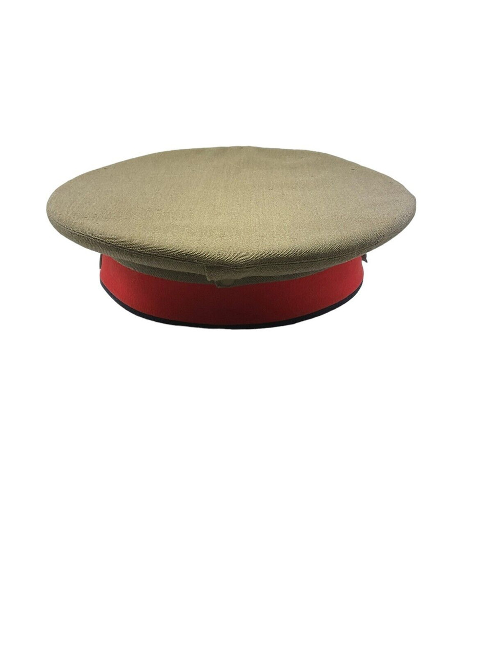 WW2 Canadian Brigadier Generals Peak Cap Hat with Khaki Cover Muir Cap Co 7 1/4 WW2 Canadian Brigadier Generals Peak Cap Hat with Khaki Cover Muir Cap Co 7 1/4