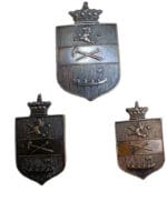 Canadian Boer War LDSH Lord Strathconas Horse Cap Badge Collars Insignia Pair