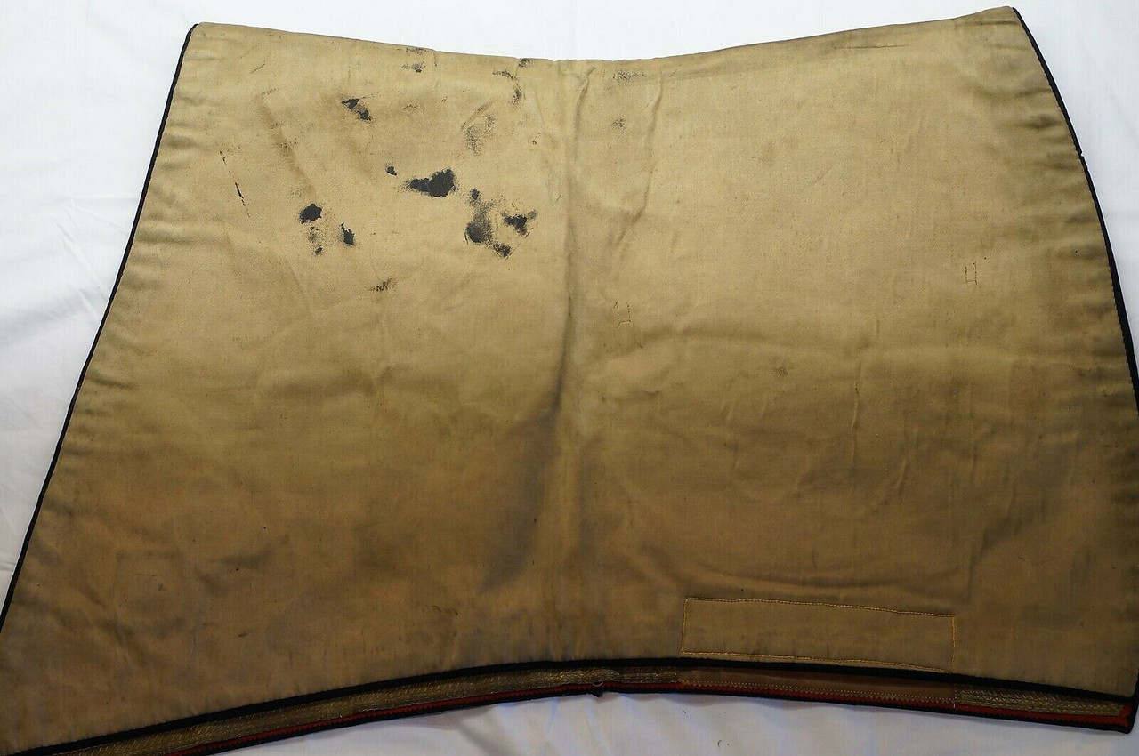 Victorian British Full Colonel Life Guards Shabraque Shabrack Saddle Cloth Victorian British Full Colonel Life Guards Shabraque Shabrack Saddle Cloth
