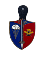 CP Airborne Pocket Badge On Leather Tab