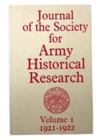 British Journal Society for Army Historical Research Vol 1 1922 Reference Book