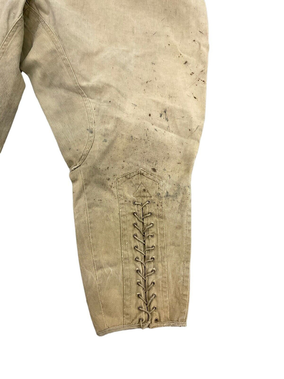 WW1 US Army Tan Cotton Breeches Size 34W x 23L WW1 US Army Tan Cotton Breeches Size 34W x 23L