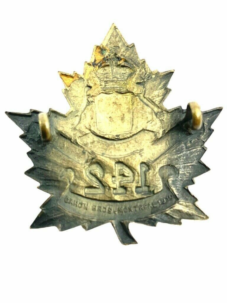 WW1 Canadian CEF 142nd Battalion 142A Cap Badge Insignia WW1 Canadian CEF 142nd Battalion 142A Cap Badge Insignia
