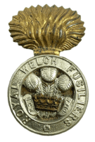WW2 British Royal Welch Fusiliers Regiment Cap Badge