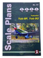 WW2 Russian Soviet Scale Plans No 52 Yakovlev Yak 9P 9U Softcover Reference Book