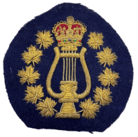 Canadian Bullion Embroidered Musician Trade Sleeve Patch Insignia