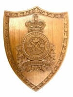 Canadian Forces Communication Command Carved Wood Plaque 11 x 8 Inches Canadian Forces Communication Command Carved Wood Plaque 11 x 8 Inches
