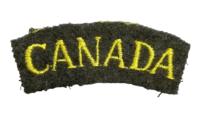 Canadian Yellow Thread CANADA Nationality Shoulder Insignia Single