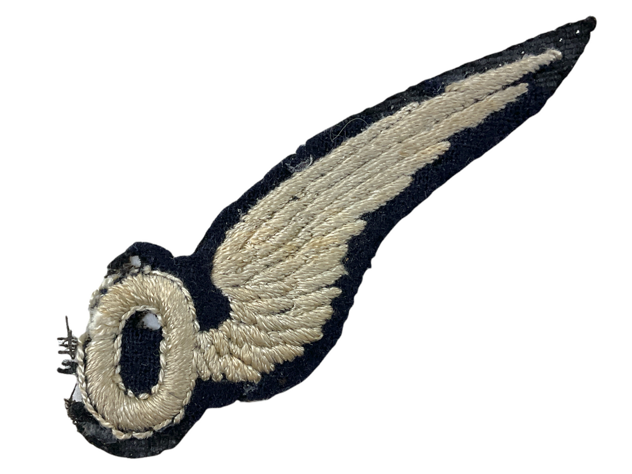 WW1 British RFC RAF Observer Half Wing Insignia Patch WW1 British RFC RAF Observer Half Wing Insignia Patch