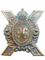 WW1 Canadian CEF 96th Battalion Cap Badge Insignia