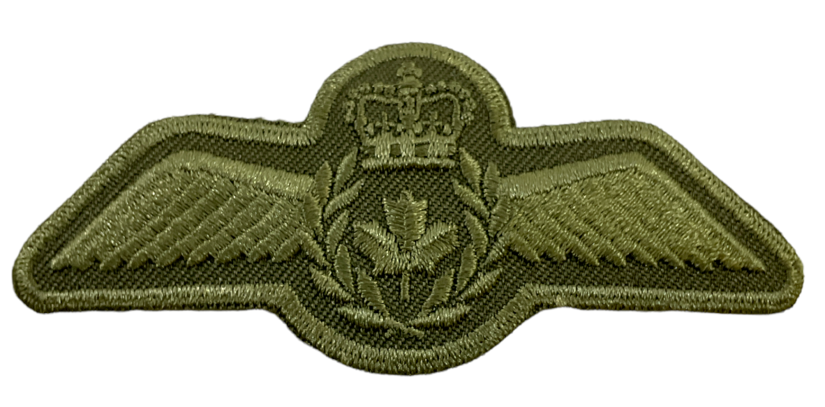 Canadian Forces RCAF Pilots Wing Subdued Patch Canadian Forces RCAF Pilots Wing Subdued Patch