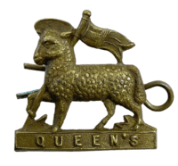 WW2 British Queens Royal West Surrey Collar Badge Insignia Single WW2 British Queens Royal West Surrey Collar Badge Insignia Single