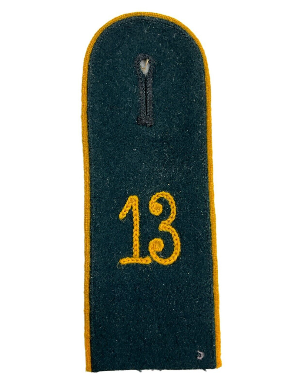 WW2 German 13th Cavalry Other Ranks Shoulder Board Strap Single WW2 German 13th Cavalry Other Ranks Shoulder Board Strap Single