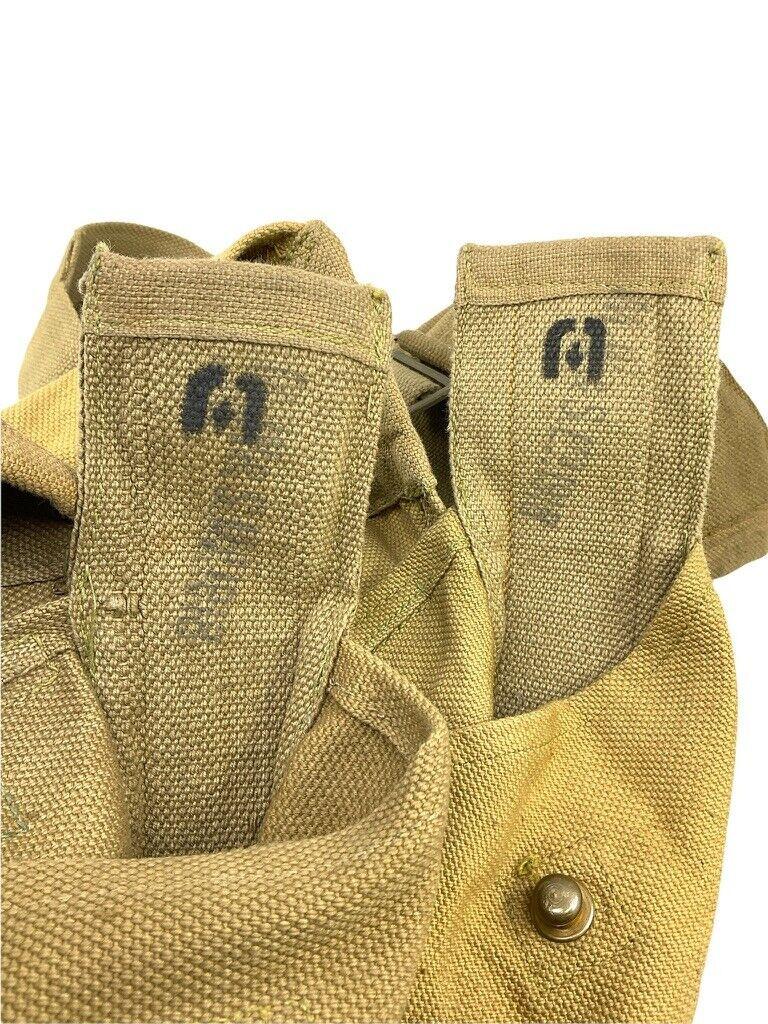 WW1 British BEF Lewis Pouches X 4 1918 Dated P08 Pattern Webbing WW1 British BEF Lewis Pouches X 4 1918 Dated P08 Pattern Webbing