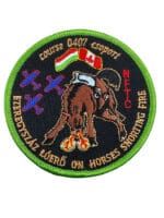 Canadian Forces RCAF 0407 NFTC On Horses Snorting Fire Course Crest Patch