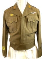 WW2 US USAAF CBI AVG Bullion Patches Pilots Ike Jacket Laundry # K-7428 WW2 US USAAF CBI AVG Bullion Patches Pilots Ike Jacket Laundry # K-7428