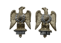 British 1st Royal Dragoons Regiment Staybright Collars Insignia Pair