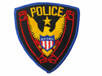 US Red Edge Banner Police Patch