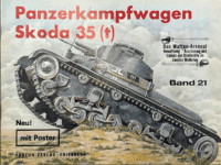WW2 German Panzerkampfwagen Skoda 35t GERMAN TEXT SC Reference Book