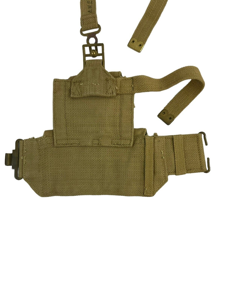 WW2 British Army P37 1940 Ptn Armoured Corps Ammo Pouches Pair with Straps RARE WW2 British Army P37 1940 Ptn Armoured Corps Ammo Pouches Pair with Straps RARE