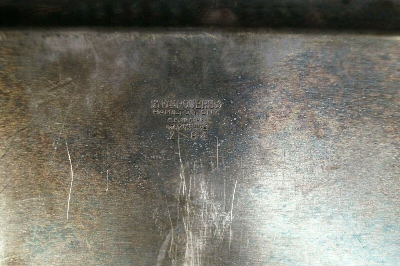 WW2 Canadian PWOR Princess Of Wales Own Regiment Presentation Silver Platter WW2 Canadian PWOR Princess Of Wales Own Regiment Presentation Silver Platter