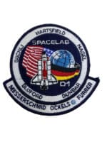 US NASA Space Shuttle Bluford Dumbar Buchli Hartsfield Nagel Spacelab Patch 1