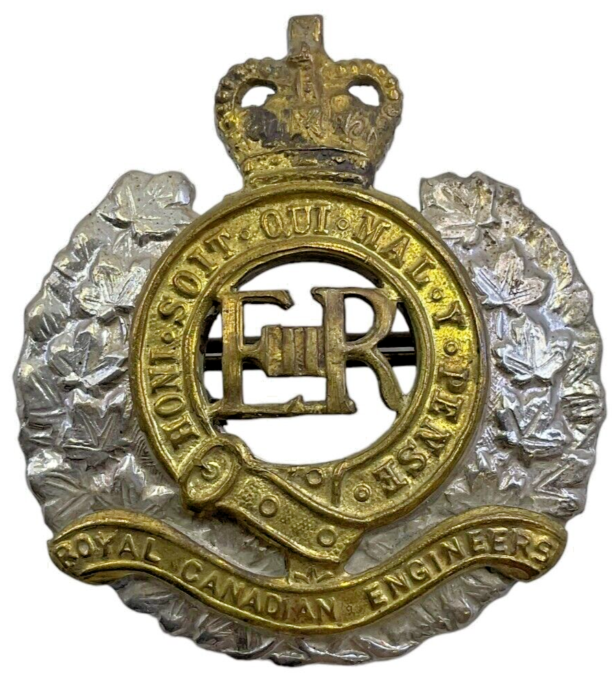 Royal Canadian Engineers RCE Cap Badge Royal Canadian Engineers RCE Cap Badge