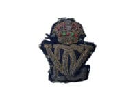 WW2 British 5th Dragoon Guards Officers Bullion Beret Insignia Patch Armoured