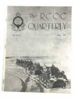 Canadian RCOC Quarterly Vol 3 No2 April 1949 Soft Cover Reference Book