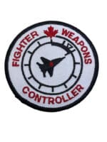 Canadian Forces RCAF Fighter Weapons Controller Colour Squadron Crest Patch