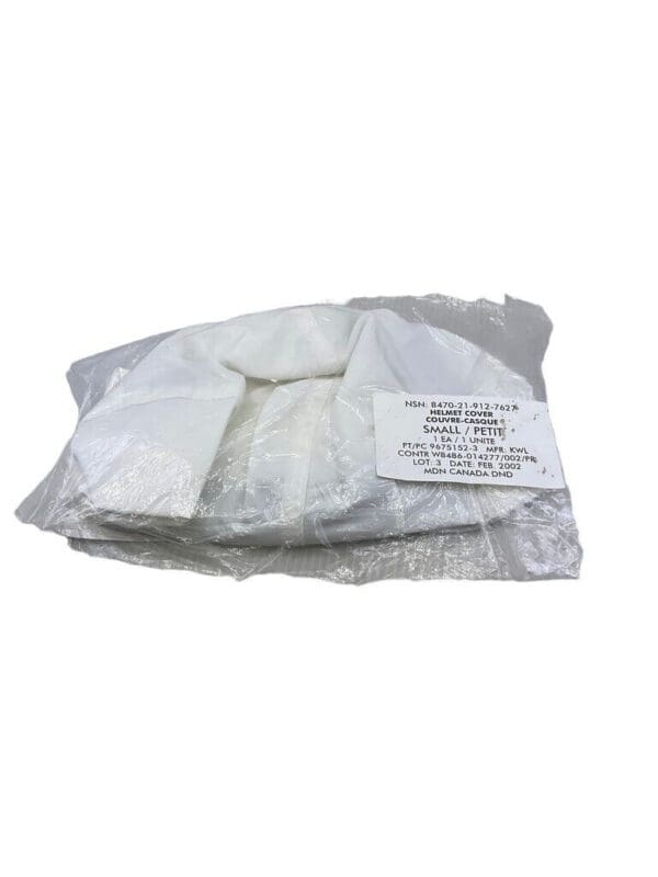 Canadian Forces Winter White CG634 Helmet Cover Size Small