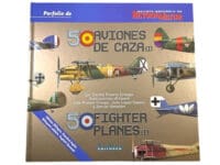WW1 WW2 British French German US 50 Fighter Planes 1 Hard Cover Reference Book