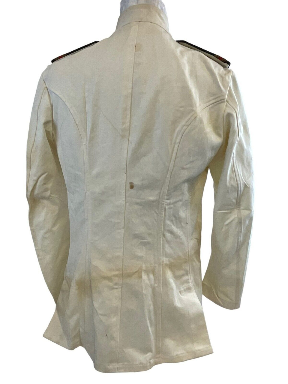 WW2 Canadian Navy RCNVR Wavy Navy Officers White Patrol Jacket WW2 Canadian Navy RCNVR Wavy Navy Officers White Patrol Jacket