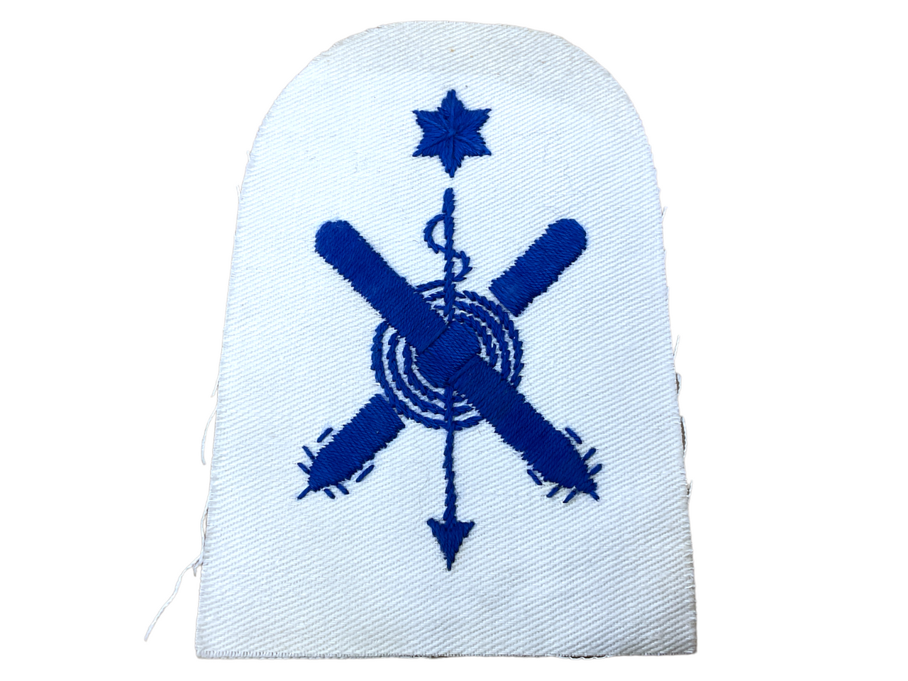 British RN Navy Torpedo Anti Submarine 3rd Class Rating Patch Insignia British RN Navy Torpedo Anti Submarine 3rd Class Rating Patch Insignia