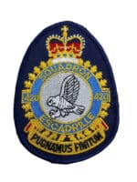 Canadian Forces RCAF 420 Squadron Heraldic Crest Patch Colour Vintage