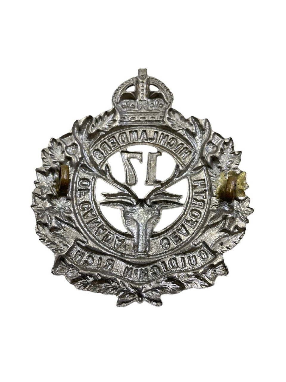 WW1 Canadian CEF 17th Battalion Seaforth Highlanders Cap Badge WW1 Canadian CEF 17th Battalion Seaforth Highlanders Cap Badge