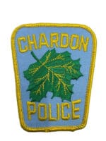 US Chardon Ohio Police Patch