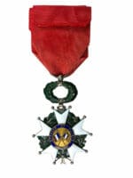 French Third Republic Legion Of Honour Enamelled Medal & Ribbon 1870 French Third Republic Legion Of Honour Enamelled Medal & Ribbon 1870