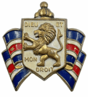 WW2 Canadian British Empire Fund Raising Lapel Pin Badge