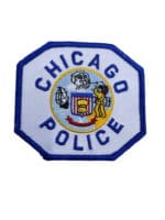US Chicago Illinois Blue Border Police Shirt Patch