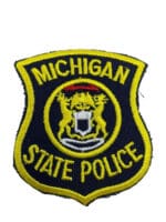 US Michigan State Police Shirt Patch 1 US Michigan State Police Shirt Patch 1
