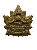 WW1 Canadian CEF 10th Trench Mortar Battery Collar Single WW1 Canadian CEF 10th Trench Mortar Battery Collar Single