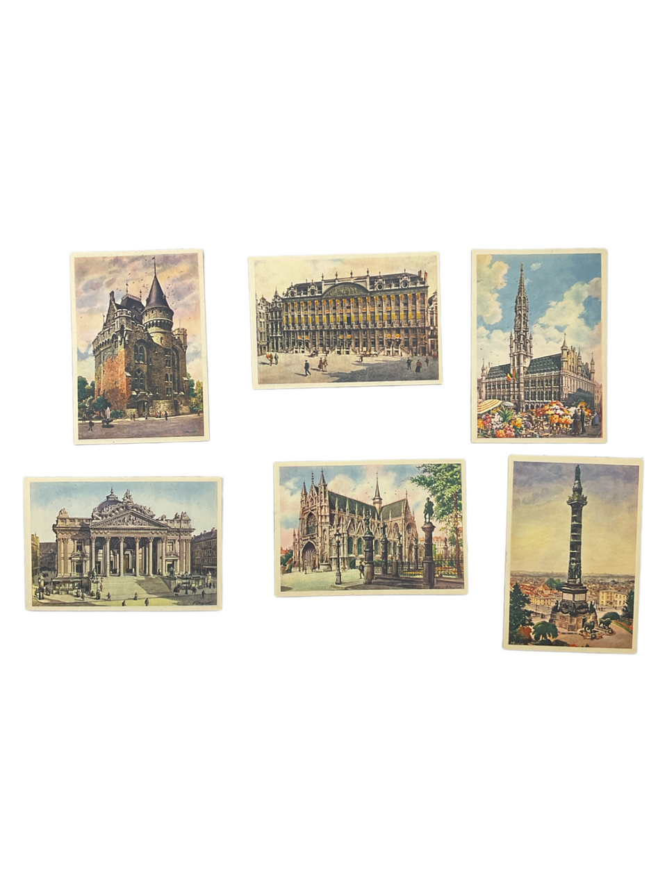 WW2 Canadian Brussels Souvenir Colour Postcard Set WW2 Canadian Brussels Souvenir Colour Postcard Set