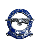 WW2 British RAF Volunteer Worker Comforts Committee Enamel Badge