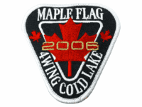 Canadian RCAF Maple Flag 2006 Canada Export Squadron Colour Crest Vintage 2
