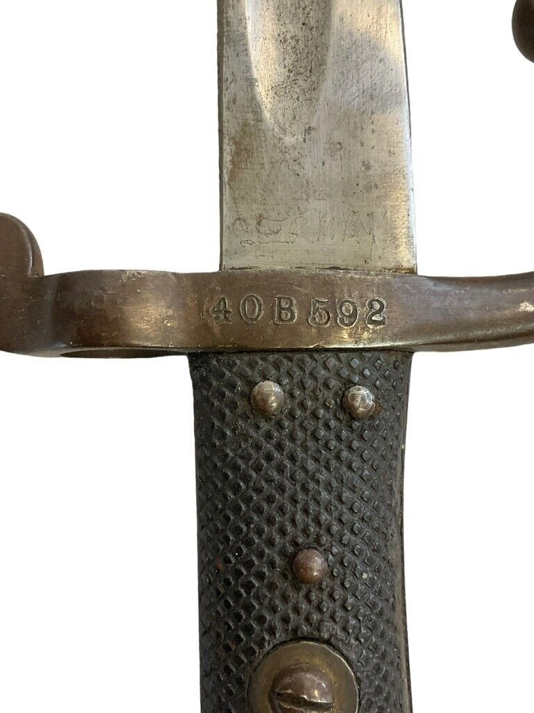 German Yataghan Bayonet with Scabbard Export Model German Yataghan Bayonet with Scabbard Export Model