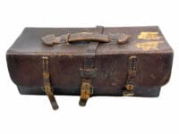 WW2 Canadian Leather Radio Mast Accessory Leather Case Robco Montreal 1942