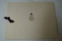 Pre WW2 British Hyde Park Barracks Christmas Card 1935